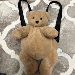 Dolls Kill Tan Teddy Bear Backpack